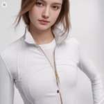 سترة نسائية بياقة عالية للتمارين الرياضية