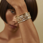 سوار موضة هندسية للنساء