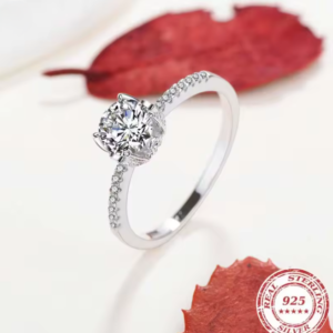 خاتم نسائي فضه 925