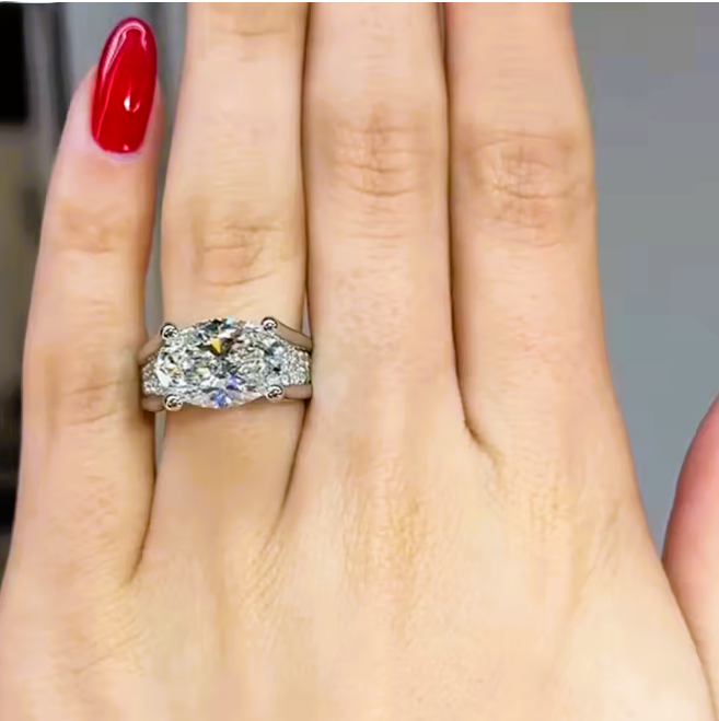 خاتم الخطوبة للنساء 925 فضة من Wosikate - Image 5