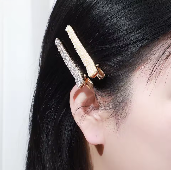 مشابك شعر من حجر الراين على الموضة الكورية - Image 6