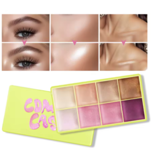 مجموعة لوحة كريمية عالية اللمعان من الأسمنت، لمسة نهائية لامعة مع ألوان منحنية طويلة الأمد باللون الوردي والبني