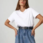 ي شيرت قاع الأساسية المألوف الصلبة سيدة قصيرة الأكمام