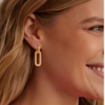 أقراط سيفيري الذهبية للنساء