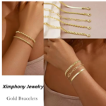 أساور ذهبية للنساء مجموعة أساور للنساء أساور ذهبية