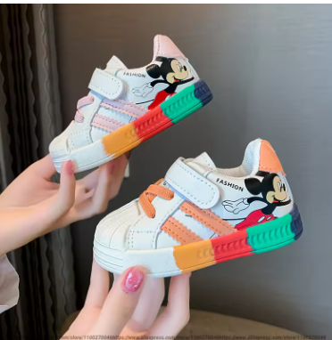 ديزني الكرتون ميكي الأطفال أحذية للبنين بنات الرياضة