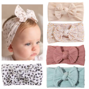 قطعة القوس الطفل عصابة رأس للأطفال طباعة الطفل Headbands