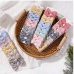 دبابيس شعر مطبوعة منقوشة للفتيات ، عصابة رأس جميلة